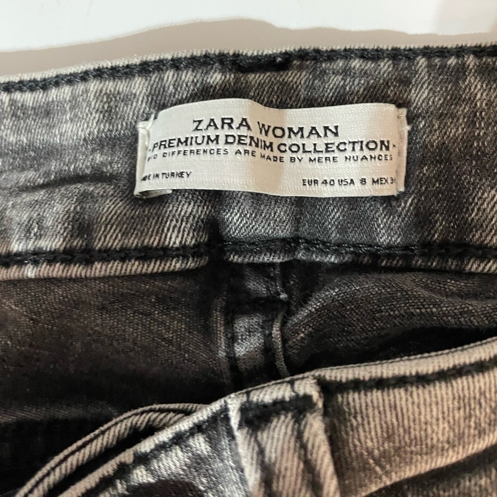 Zara Women's Grayish black and Blue Jeans - Picture 7 of 10